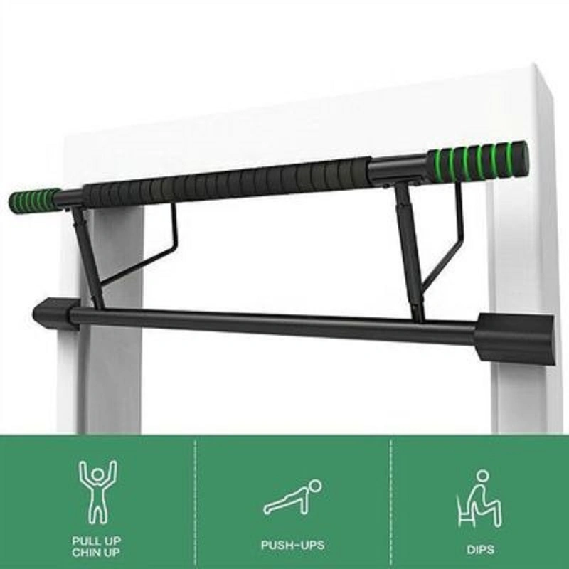 Doorway Pull up Bar with Security Hook Multi-Grip Chin up Bar Strength Equipment Wbb16225